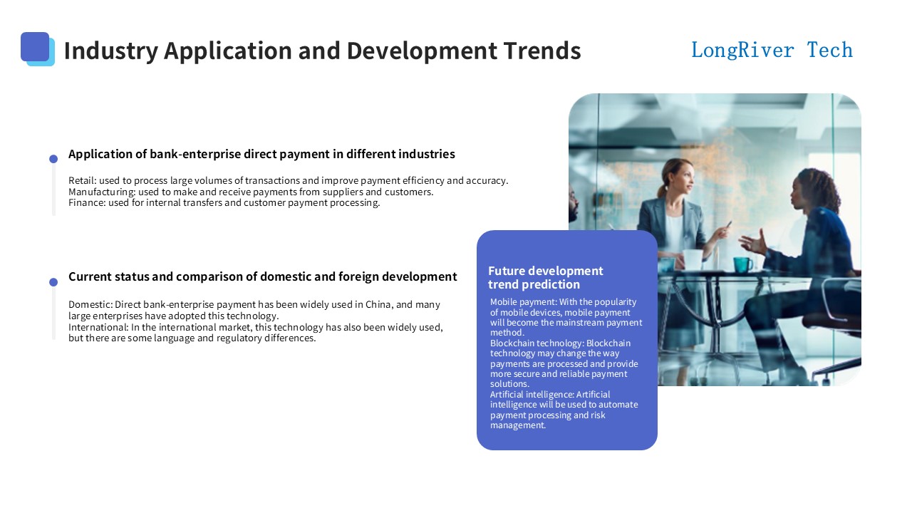 LongRiverTech Bank-enterprise direct payment management platform Industry Application and Development Trends