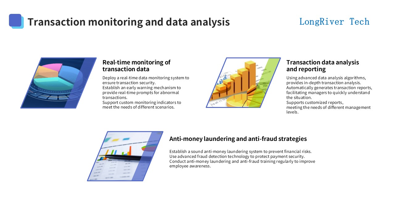 LongRiverTech Bank-enterprise direct payment management platform Transaction Monitoring and Data Analysis