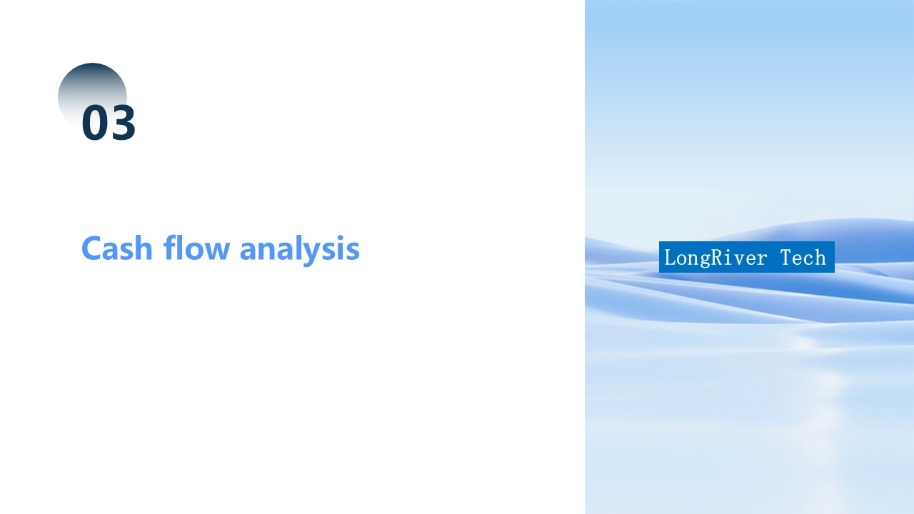 LongRiverTech A complete analysis of treasury fund management software Cash Flow Analysis