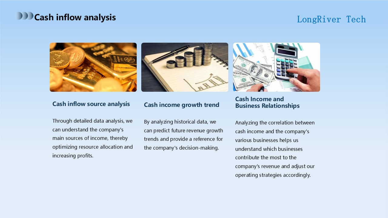 LongRiverTech A complete analysis of treasury fund management software Cash Inflow Analysis