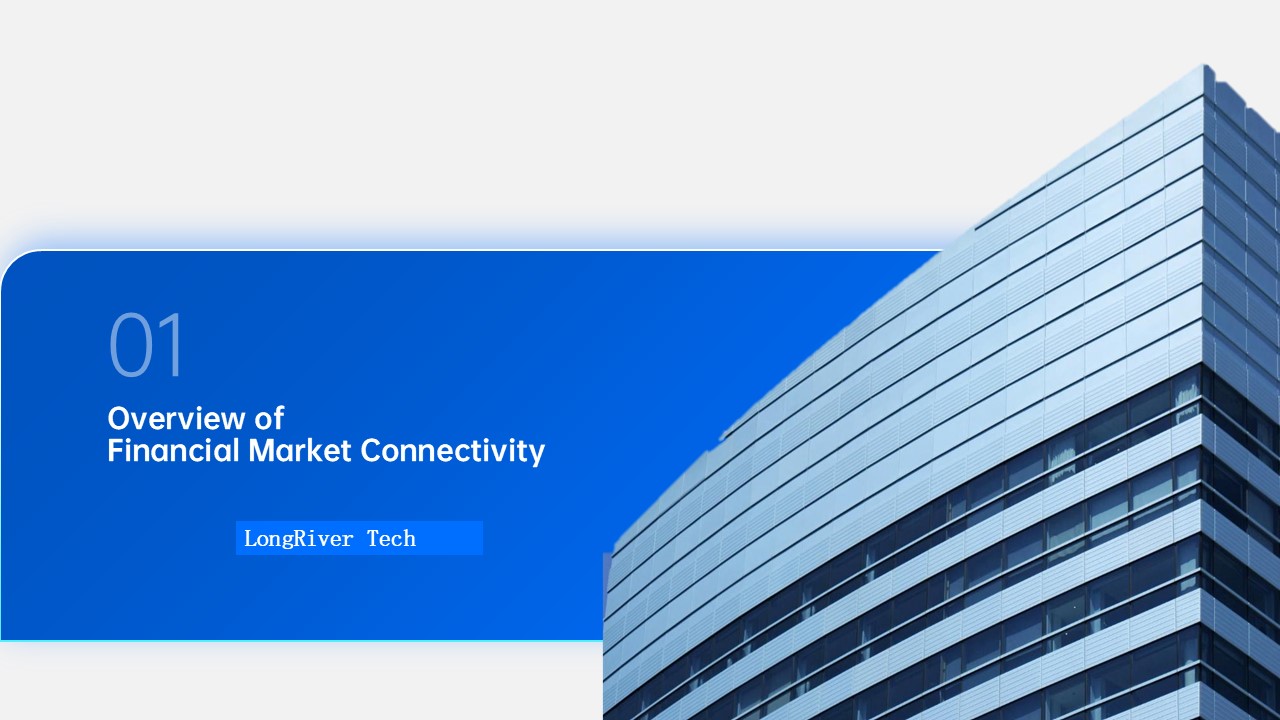 LongRiverTech Direct Market Access for financial markets and exchange Overview