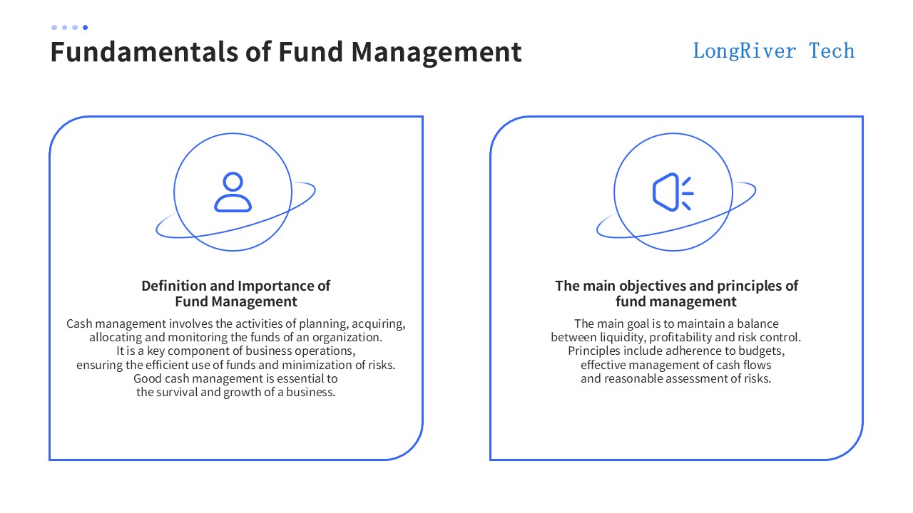 LongRiverTech Fund Management System Basic Concepts