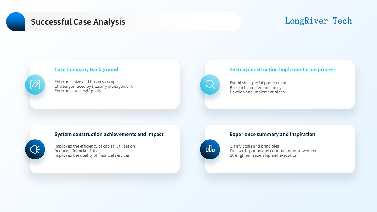LongRiverTech Roadmap for building a treasury management system Success Case Analysis