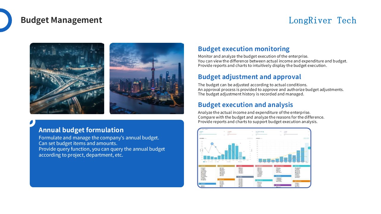LongRiverTech Treasury Management Software Features Budget Management