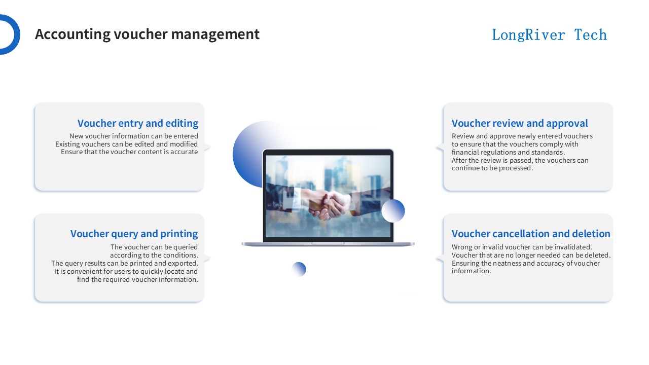LongRiverTech Treasury Management Software Features Voucher Management