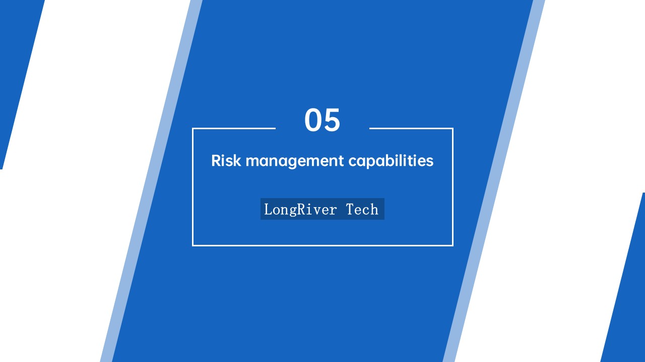 LongRiverTech Treasury Management Software Features Risk management function