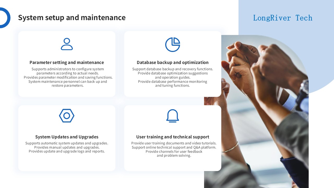 LongRiverTech Treasury Management Software Features System setup and maintenance